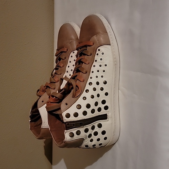 Unique And Vintage Made In Bulgaria Studded Sneakers - Picture 1 of 8